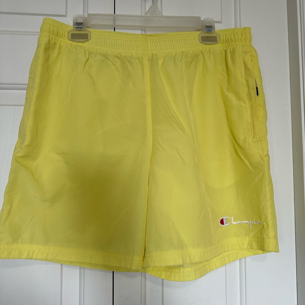 ‼️ Yellow men’s champion athletic shorts (included in BOGO 50% off)